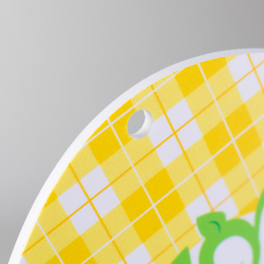 10" Waterproof Sign: Yellow Happy Easter Egg