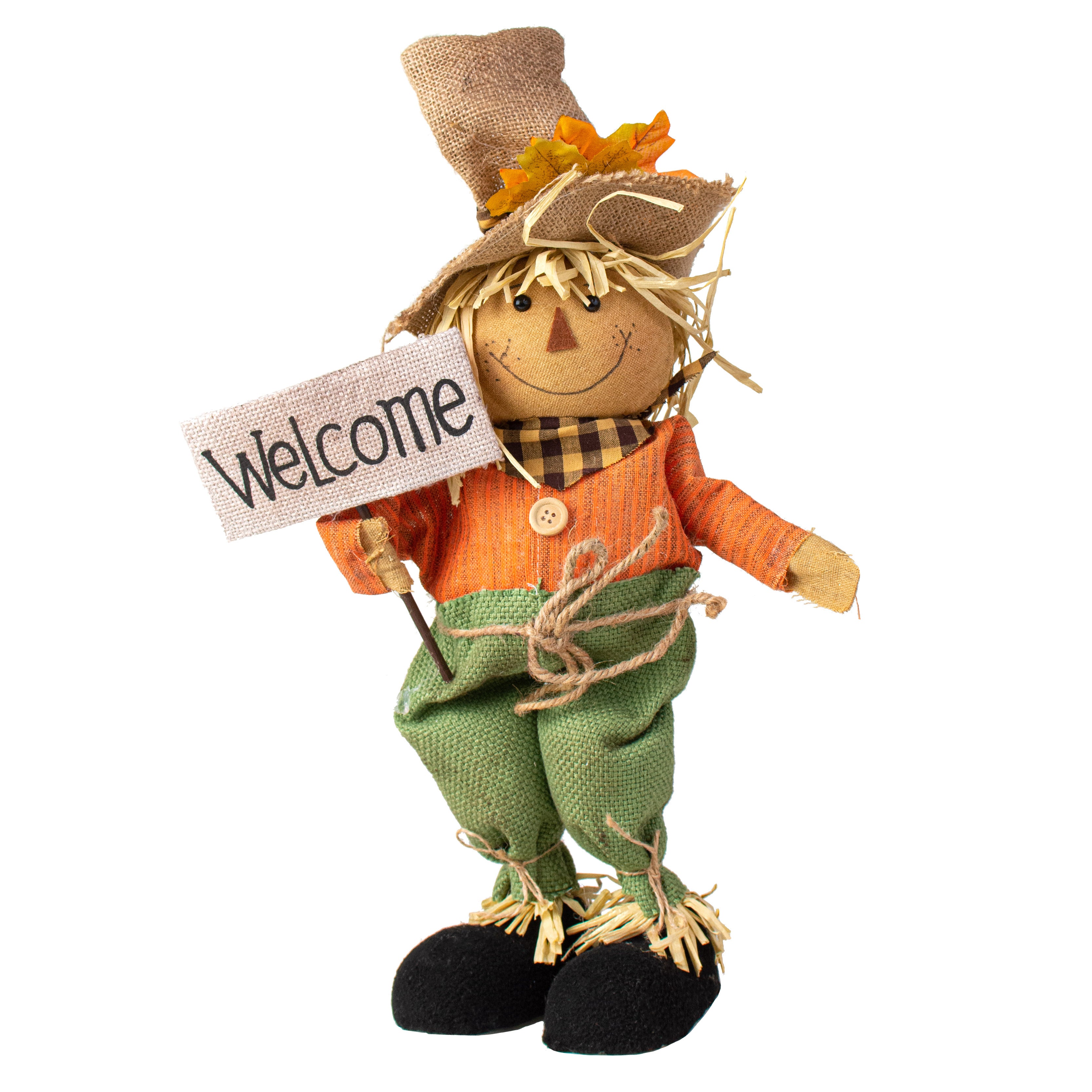 19" Standing Scarecrow Decoration: Boy