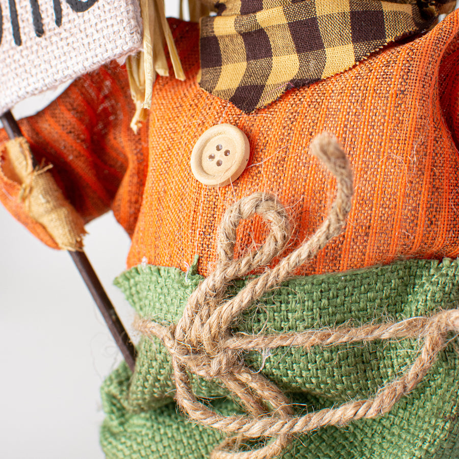 19" Standing Scarecrow Decoration: Boy
