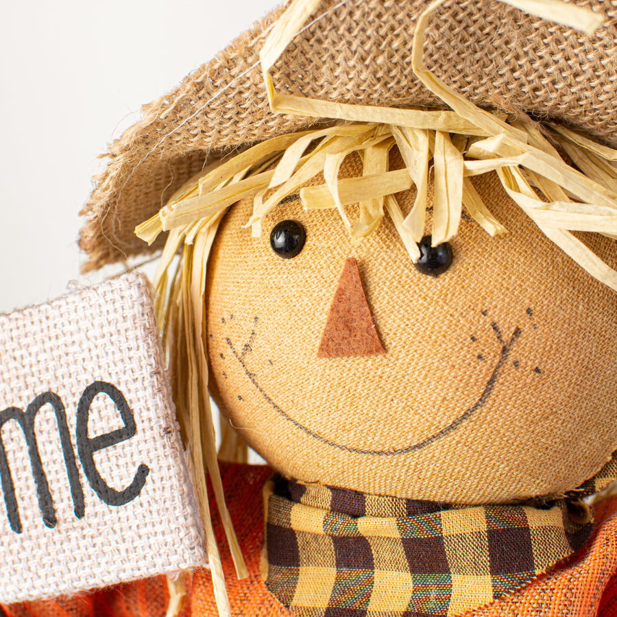 19" Standing Scarecrow Decoration: Boy