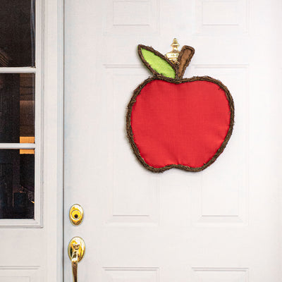 22" Grapevine Hanger: Red Apple