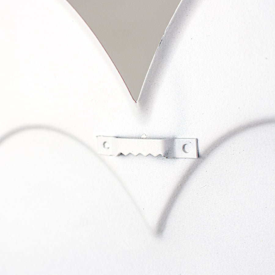 12" Metal Embossed Hanger: Leopard & Solid Heart