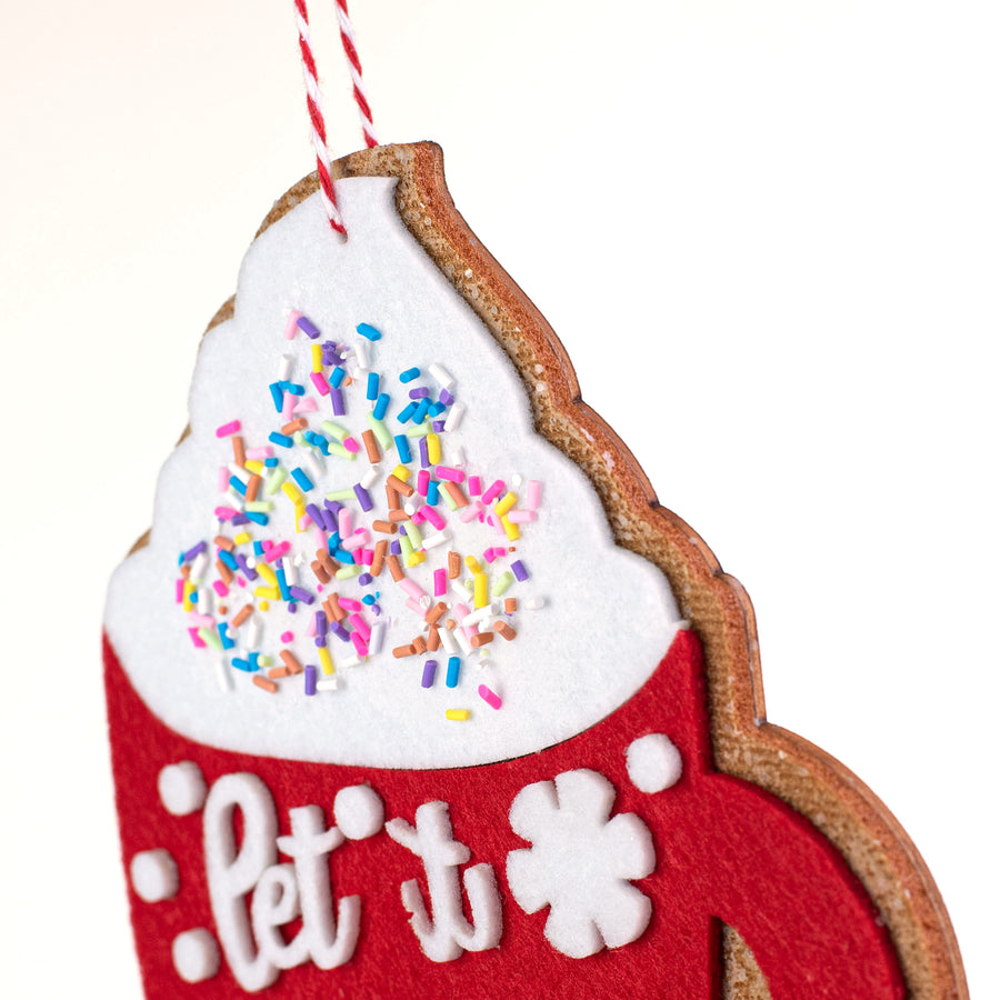 7" Hot Cocoa Ornament