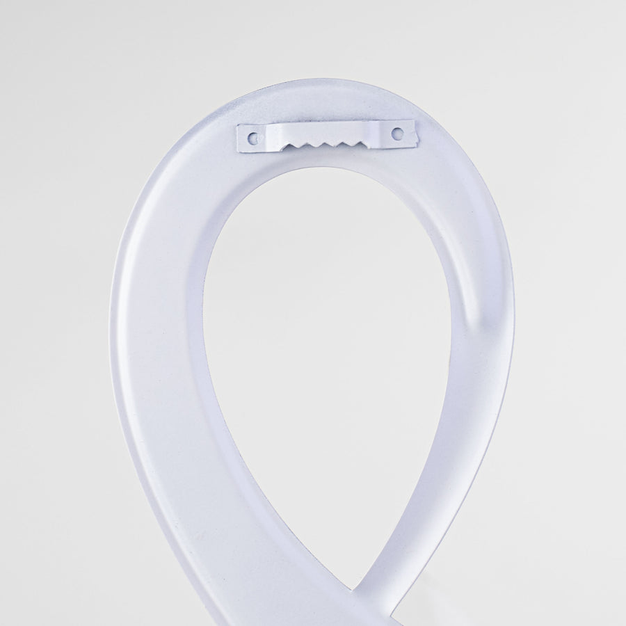 16" Metal Embossed Hanger: Piano Key Treble Clef