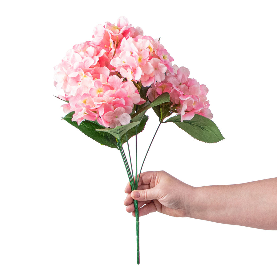 18" Colorfast Hydrangea Bush: Pink