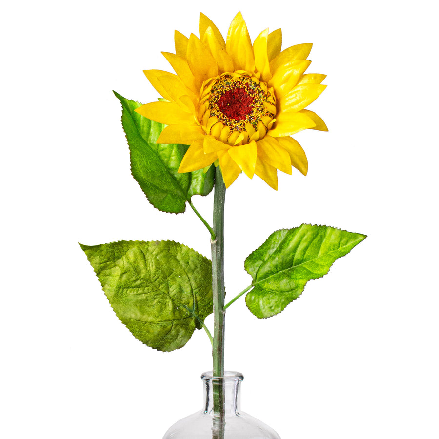 29" Sunflower Spray: Yellow