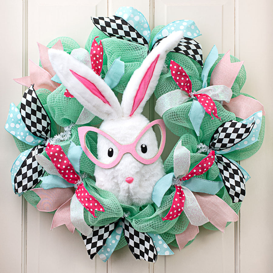 18" Plush Bunny Eyeglasses Bunny