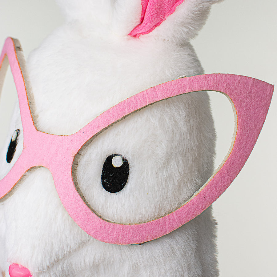 18" Plush Bunny Eyeglasses Bunny