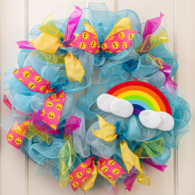 11" Felt Rainbow Ornament