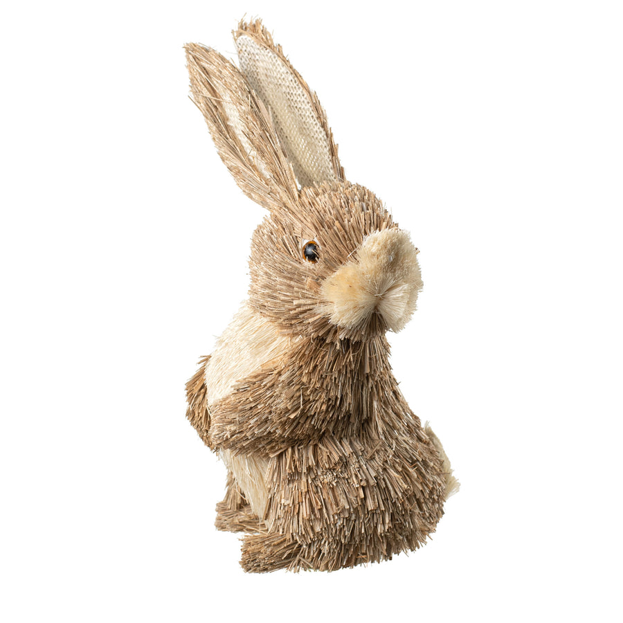 10" Sisal Bunny Decoration