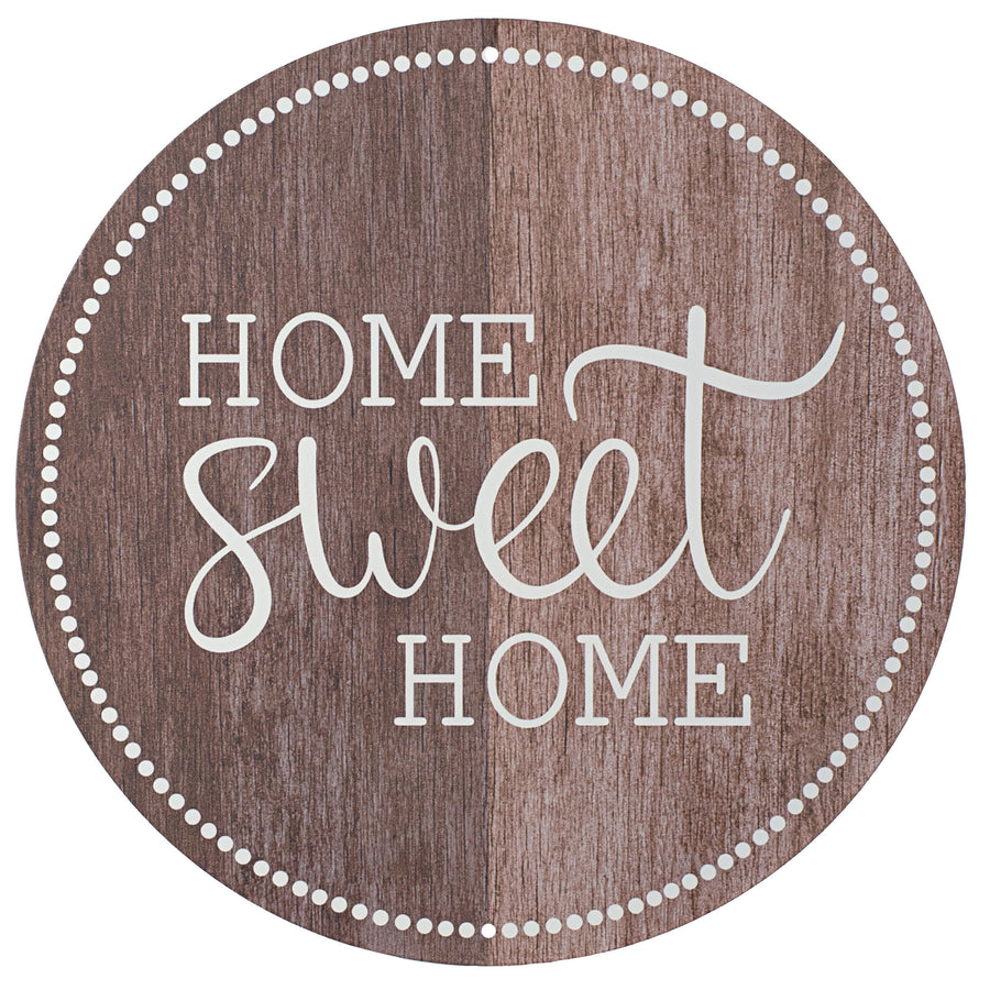 12" Metal Sign: Home Sweet Home