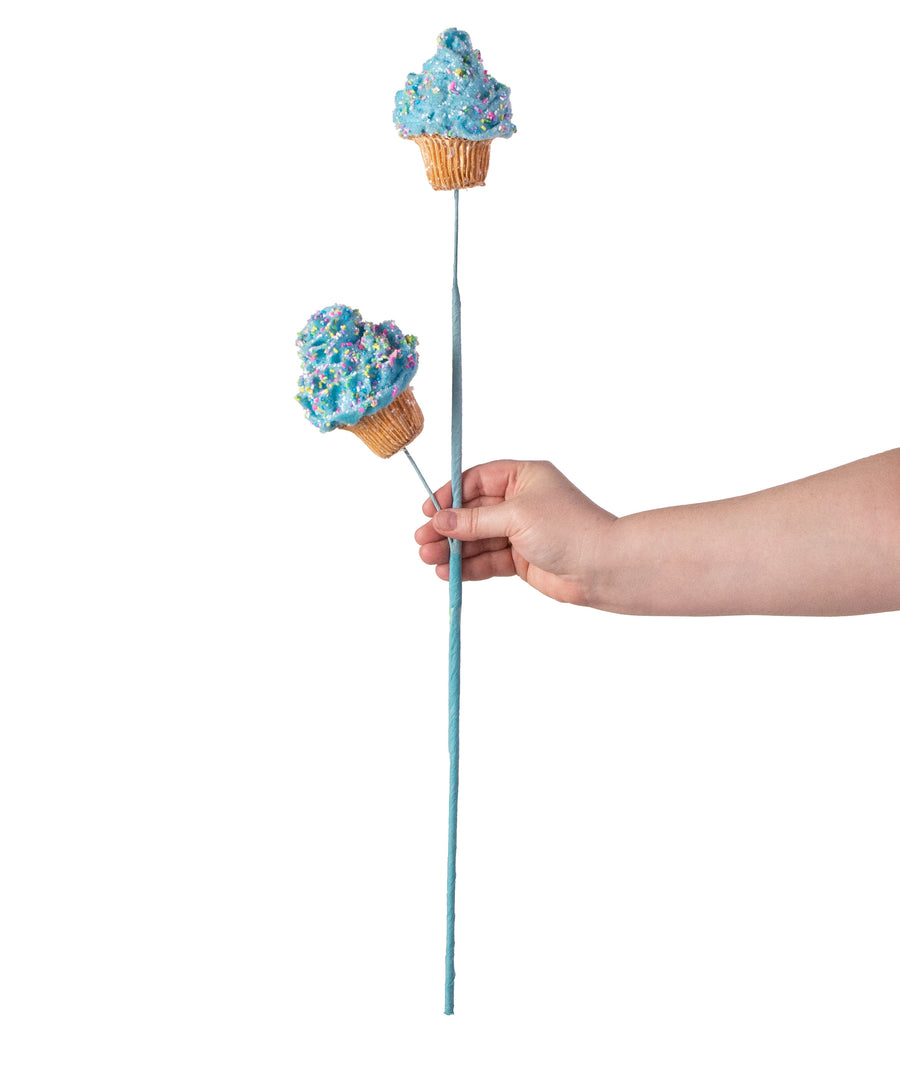 25" Cupcake Spray: Blue
