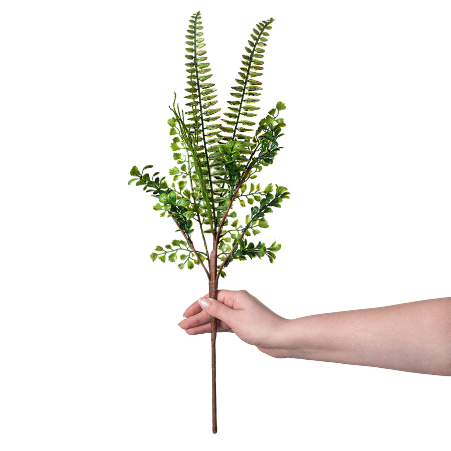22" Mix Ficus Fern Spray