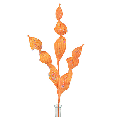 29" Sea Grass Spray: Orange