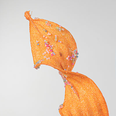 29" Sea Grass Spray: Orange