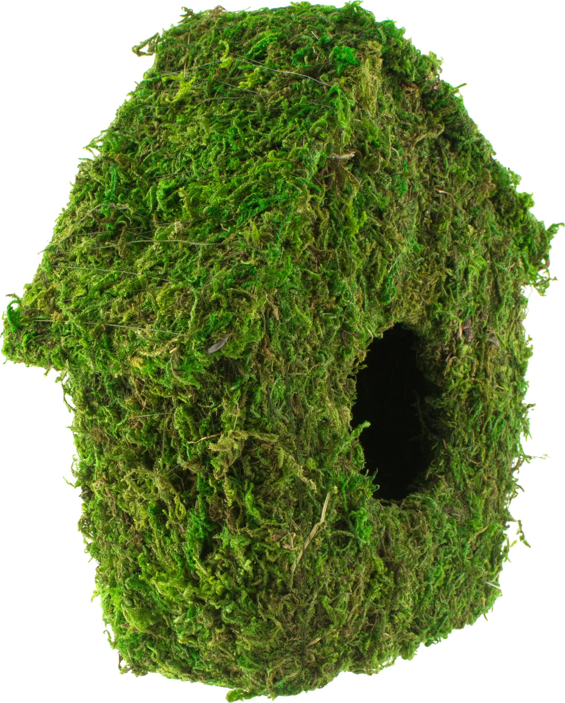 8" Green Moss Birdhouse