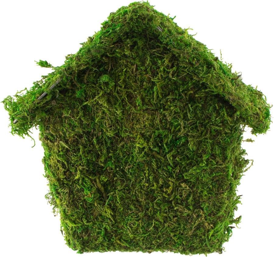 8" Green Moss Birdhouse