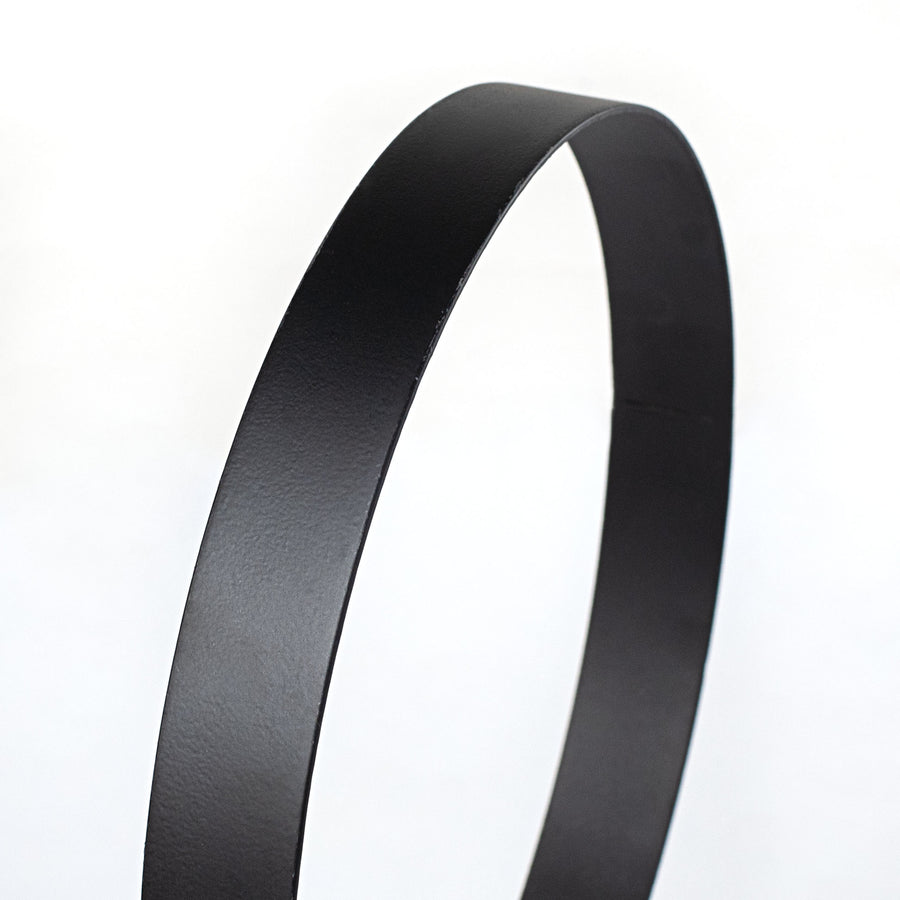 9.75-12" Metal Wreath Ring: Matte Black (Set of 3)