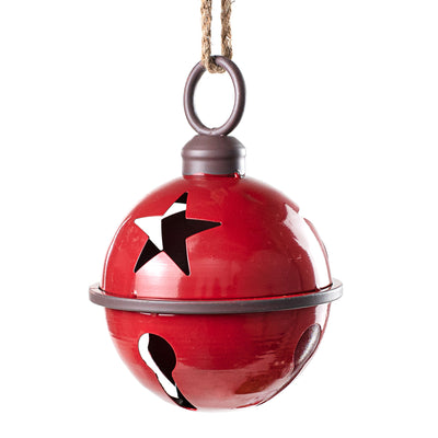 7" Jumbo Jingle Bell: Shiny Red