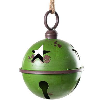 9" Jumbo Jingle Bell: Antique Green