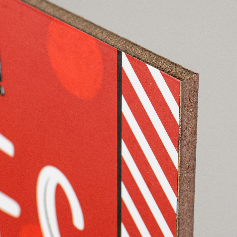 12" Wooden Sign: Cookies for Santa