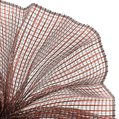 10" Wide Strip Mesh: Dark Brown