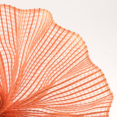 10" Wide Strip Mesh: Dark Orange