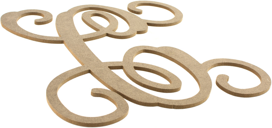 12" Wood Letter Vine Monogram: C