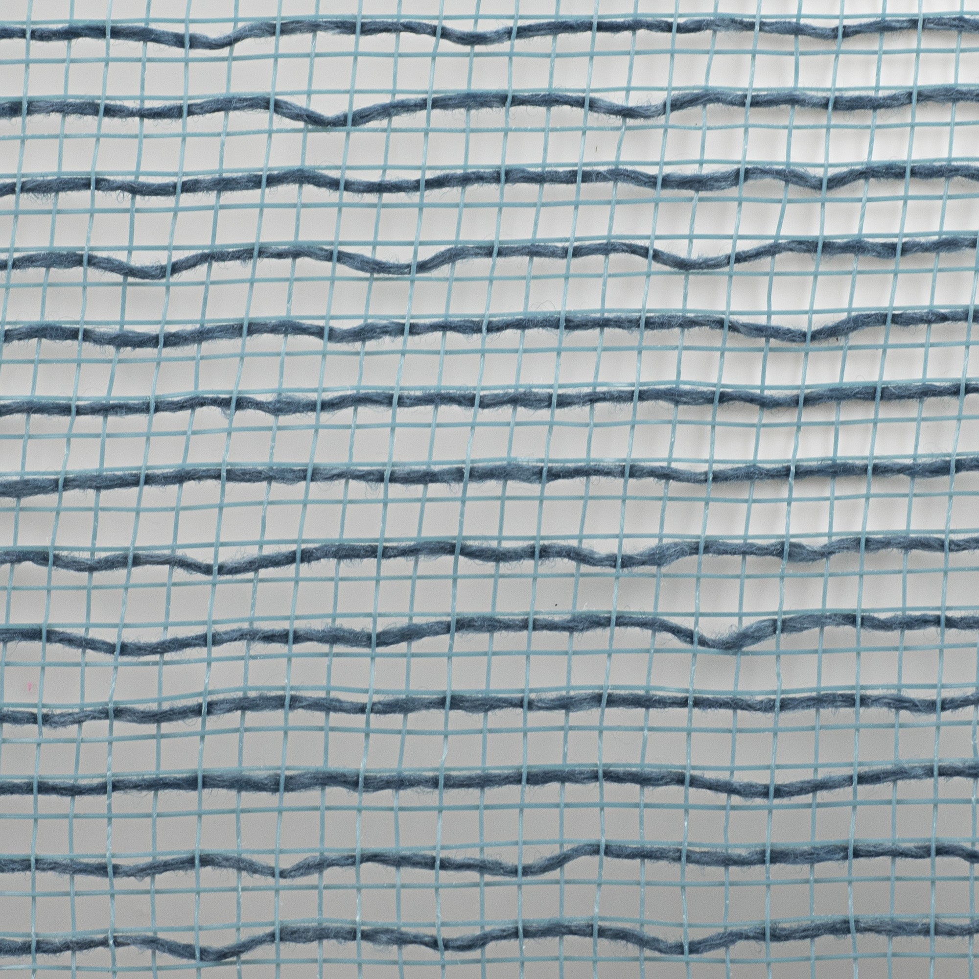 10" Stripe Fabric Mesh: Smoke Blue