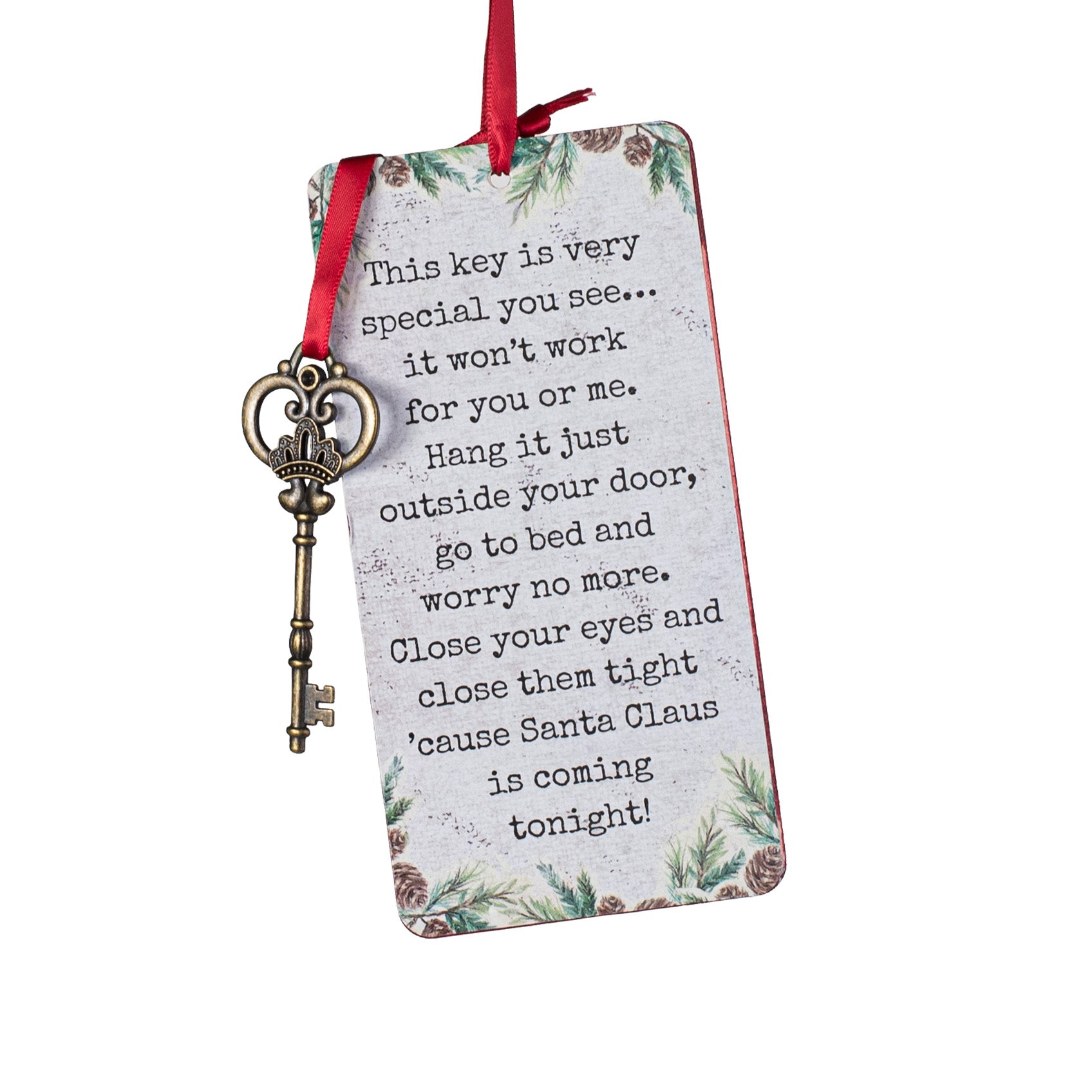 6" Santa's Magic Key Ornament