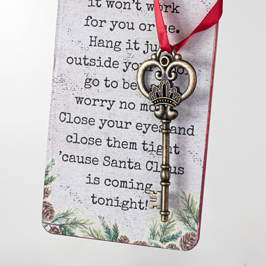 6" Santa's Magic Key Ornament