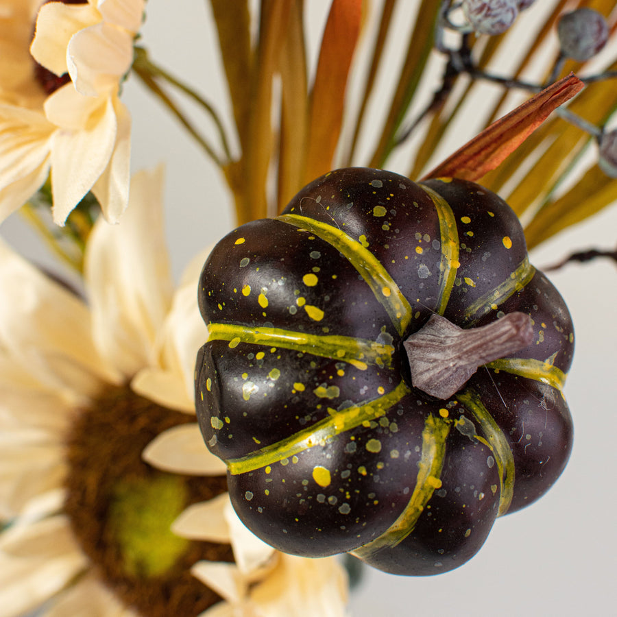 21" Sunflower, Rose Hip, Pumpkin Spray
