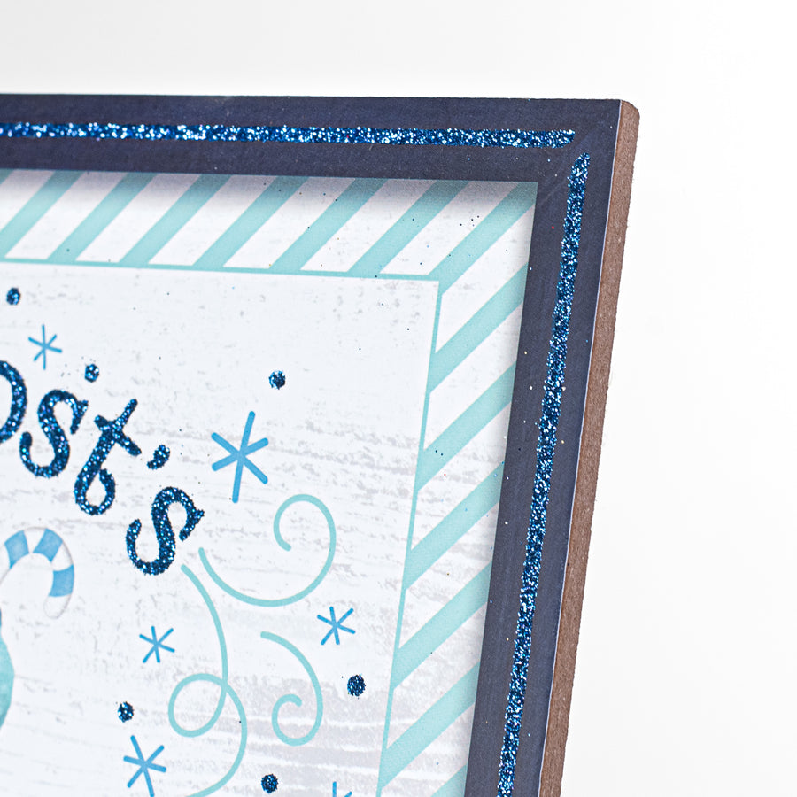 10" Square Wooden Sign: Jack Frost Snow Cones