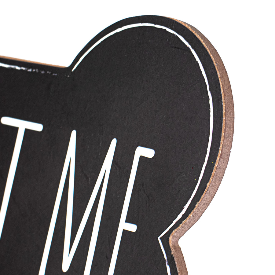12.5" Wooden Sign: It Wasn't Me Dog Bone