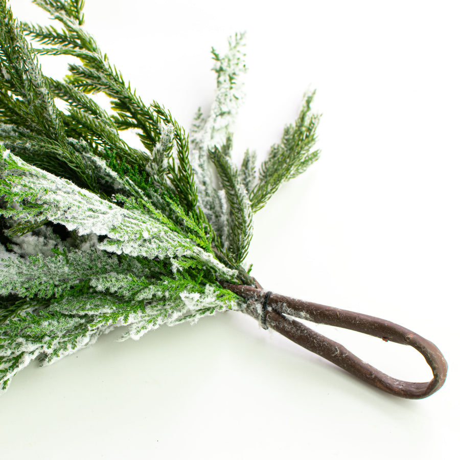 58" Snow Pine Garland