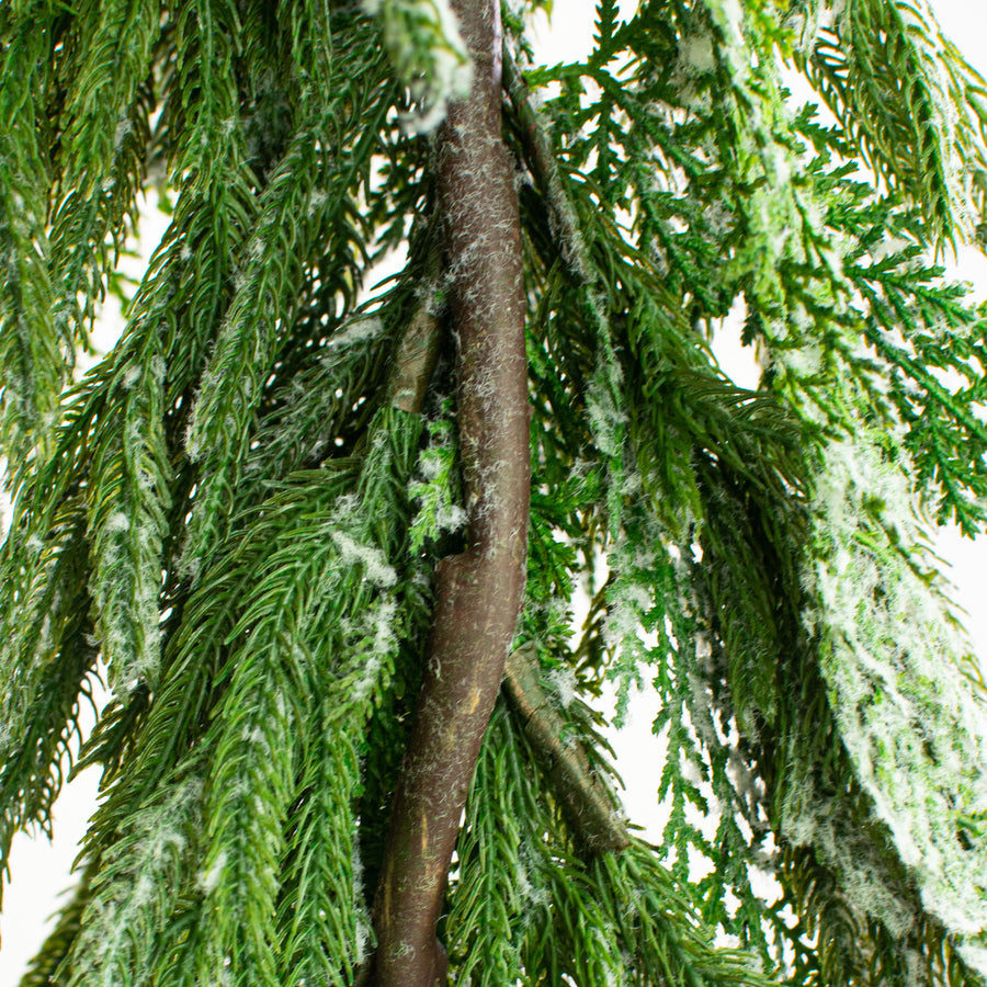 58" Snow Pine Garland