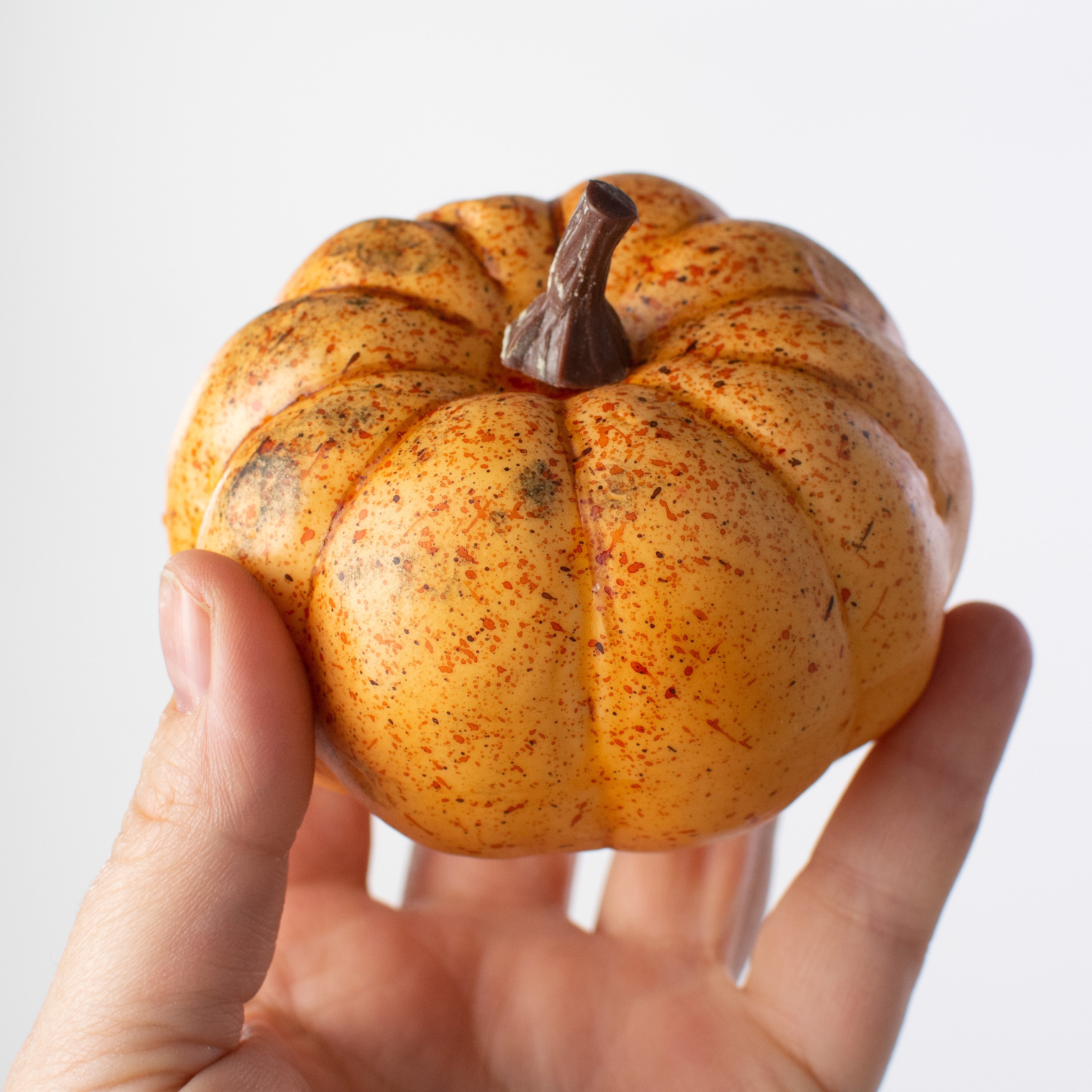 1.75" to 3.75" Assorted Artificial Pumpkins: Teal & Navy Fall (12)