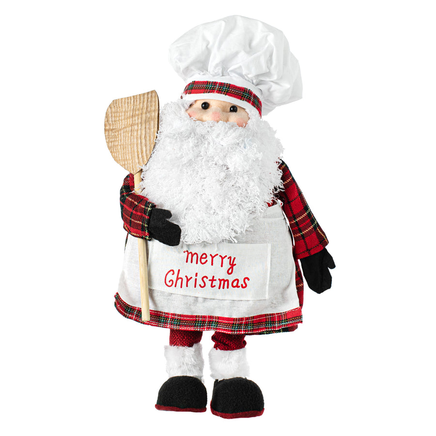 16" Standing Chef Santa Decoration