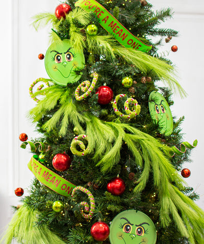 6' Fabric Pampas Grass Garland: Lime Green
