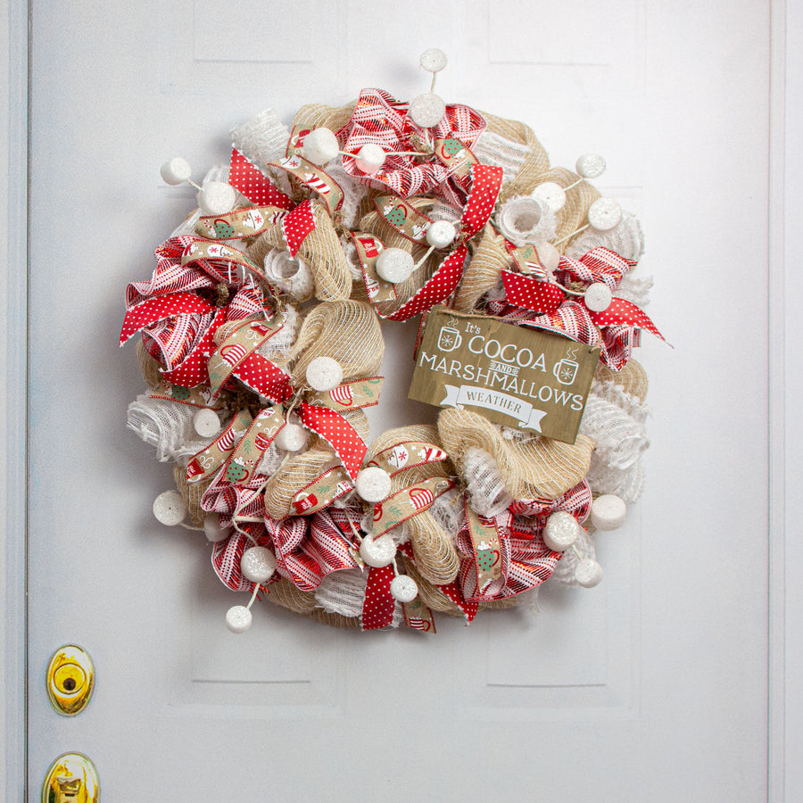 4.5" Cocoa & Marshmallows Weather Ornament