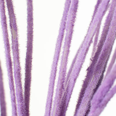 27" Flocked Grass Bush: Lavender