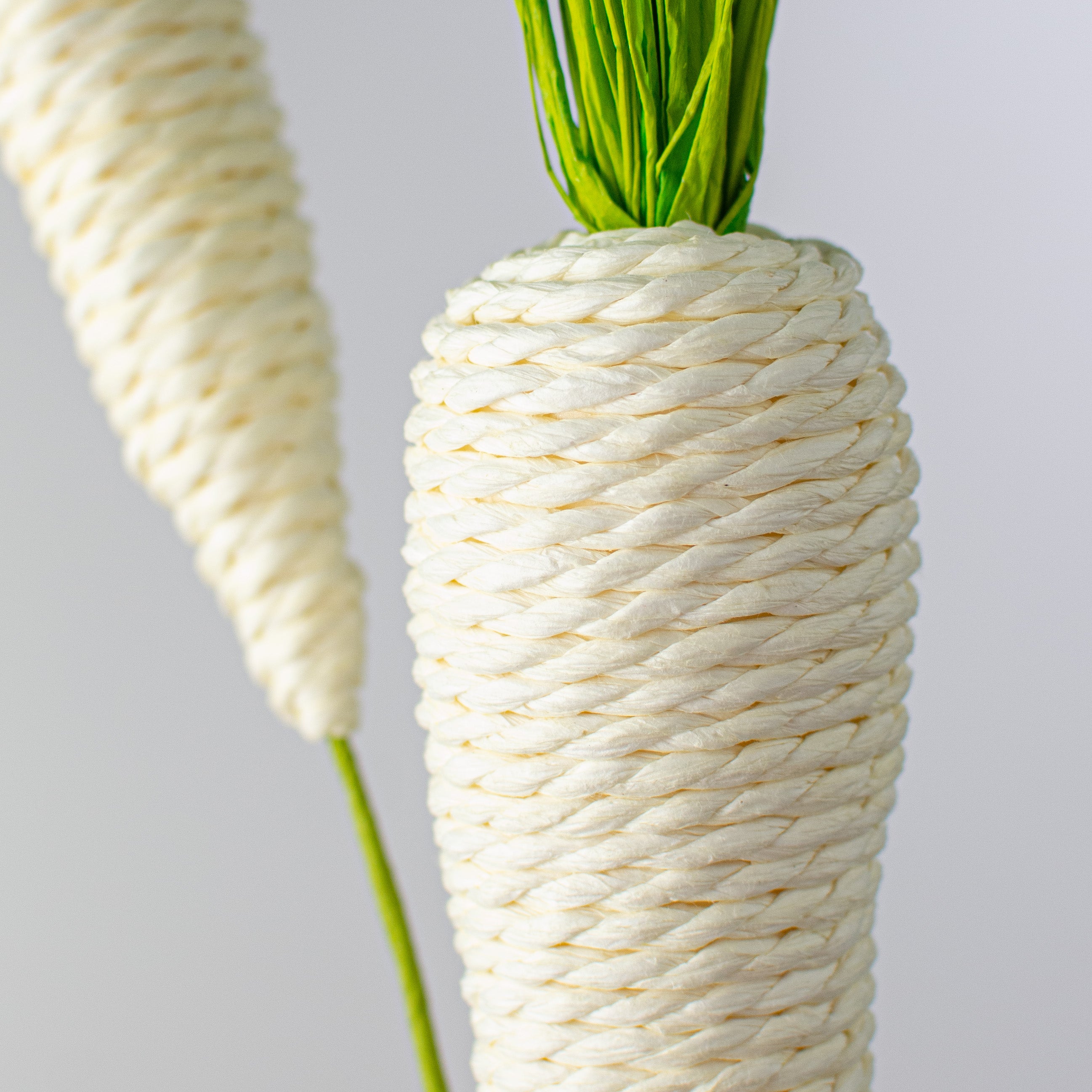 28" Twine Carrot Spray: Natural