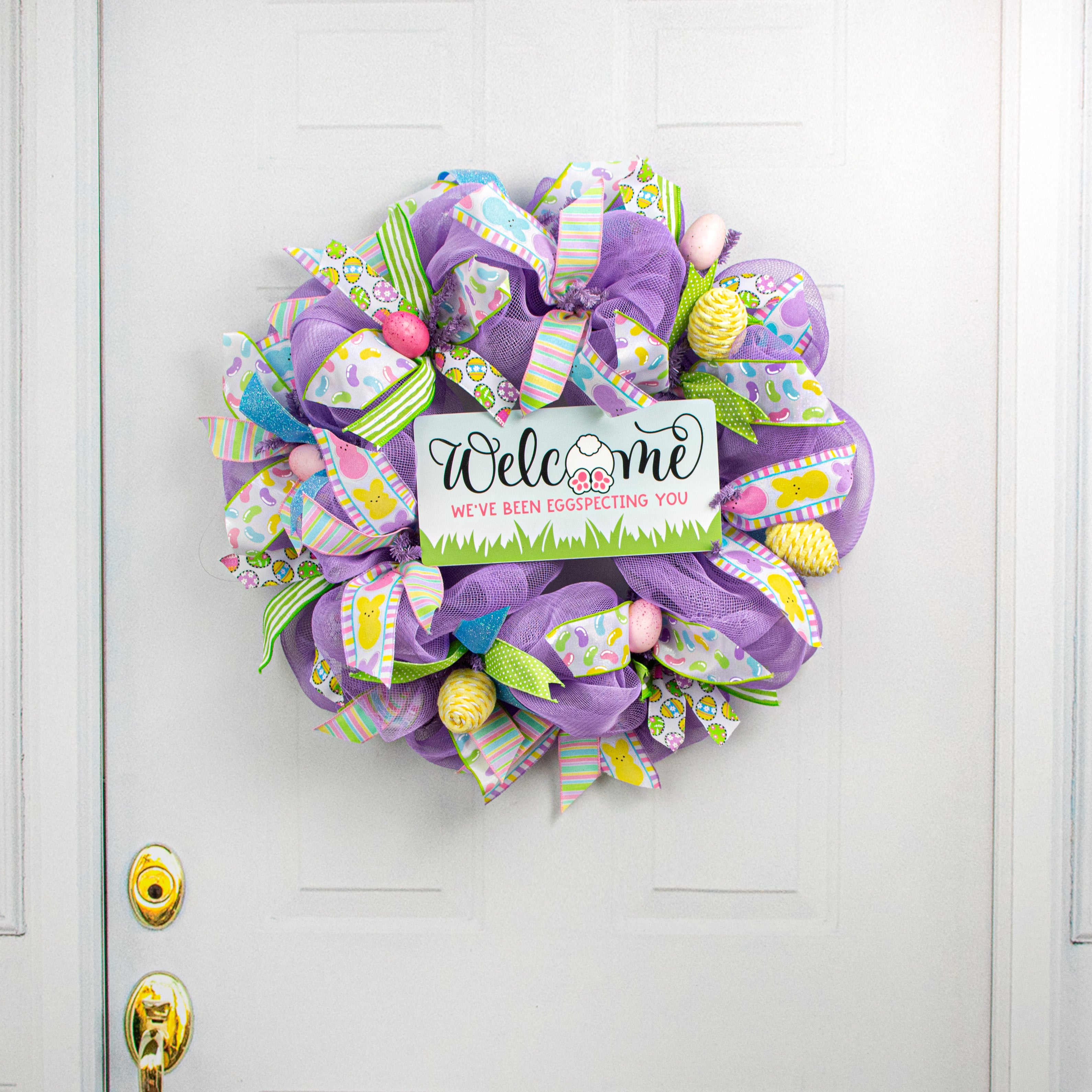 12" Waterproof Sign: We've Been EGGspecting You
