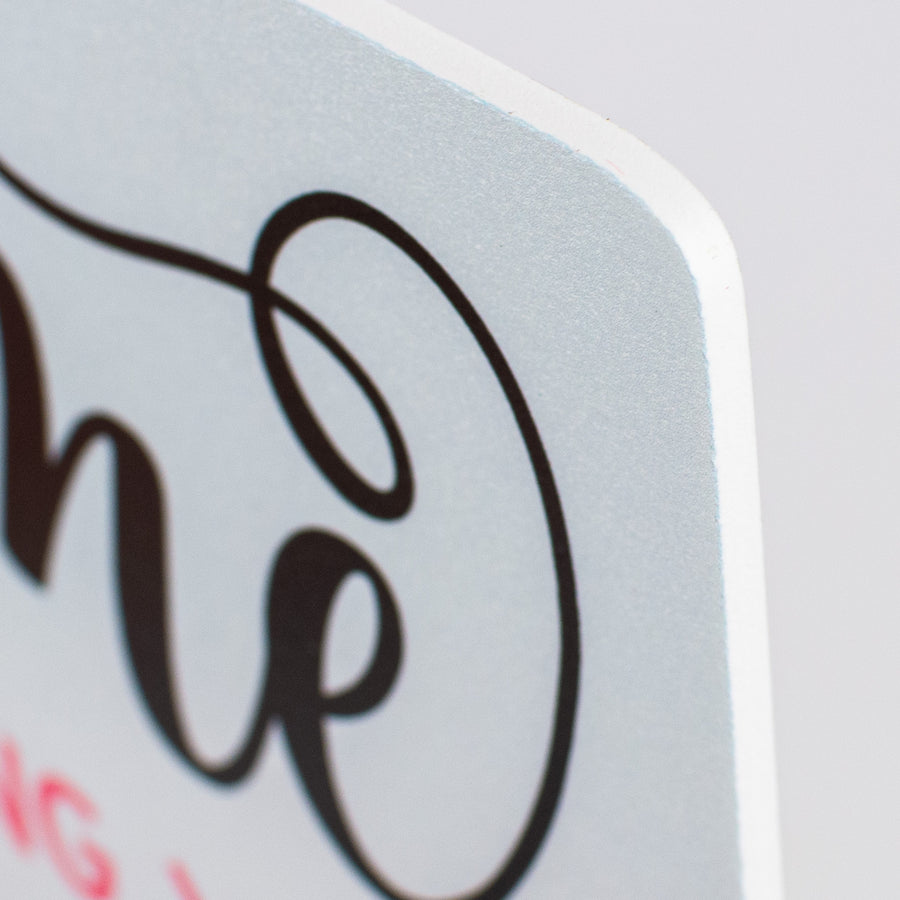 12" Waterproof Sign: We've Been EGGspecting You