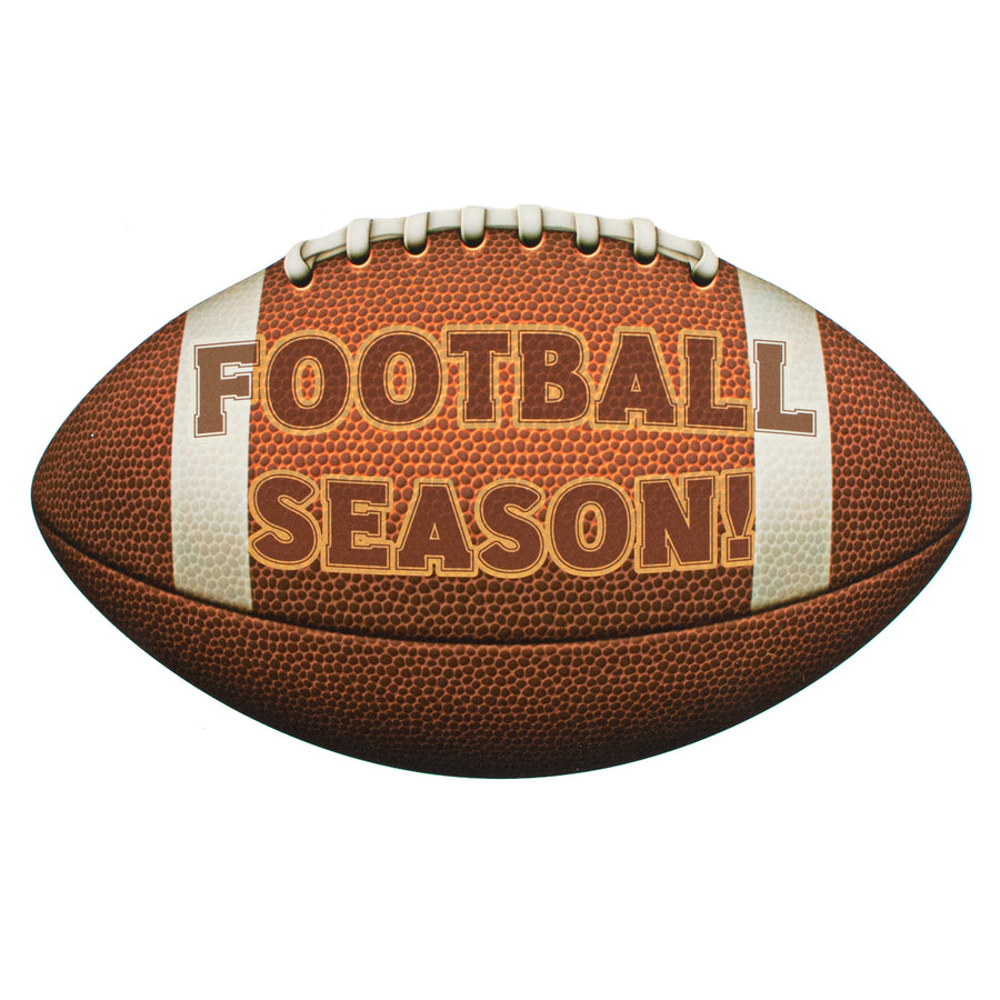 12" Waterproof Sign: Football Season
