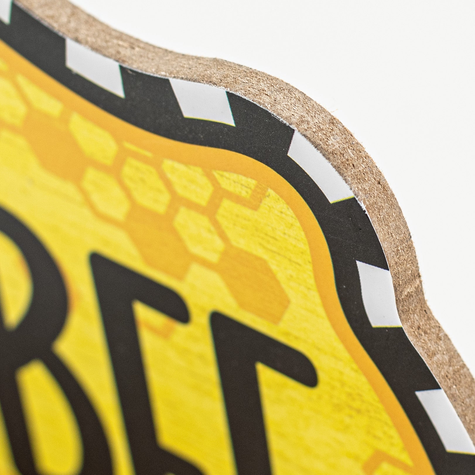 12" Scalloped Wooden Sign: Queen Bee
