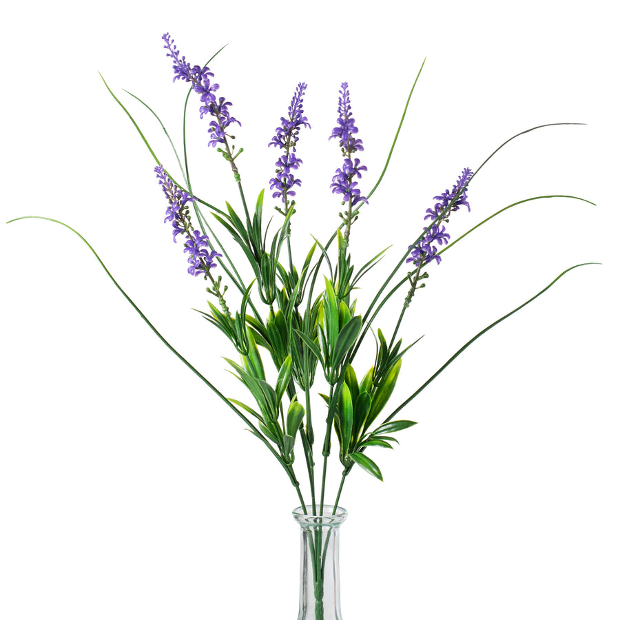 17" Plastic Lavender Bush
