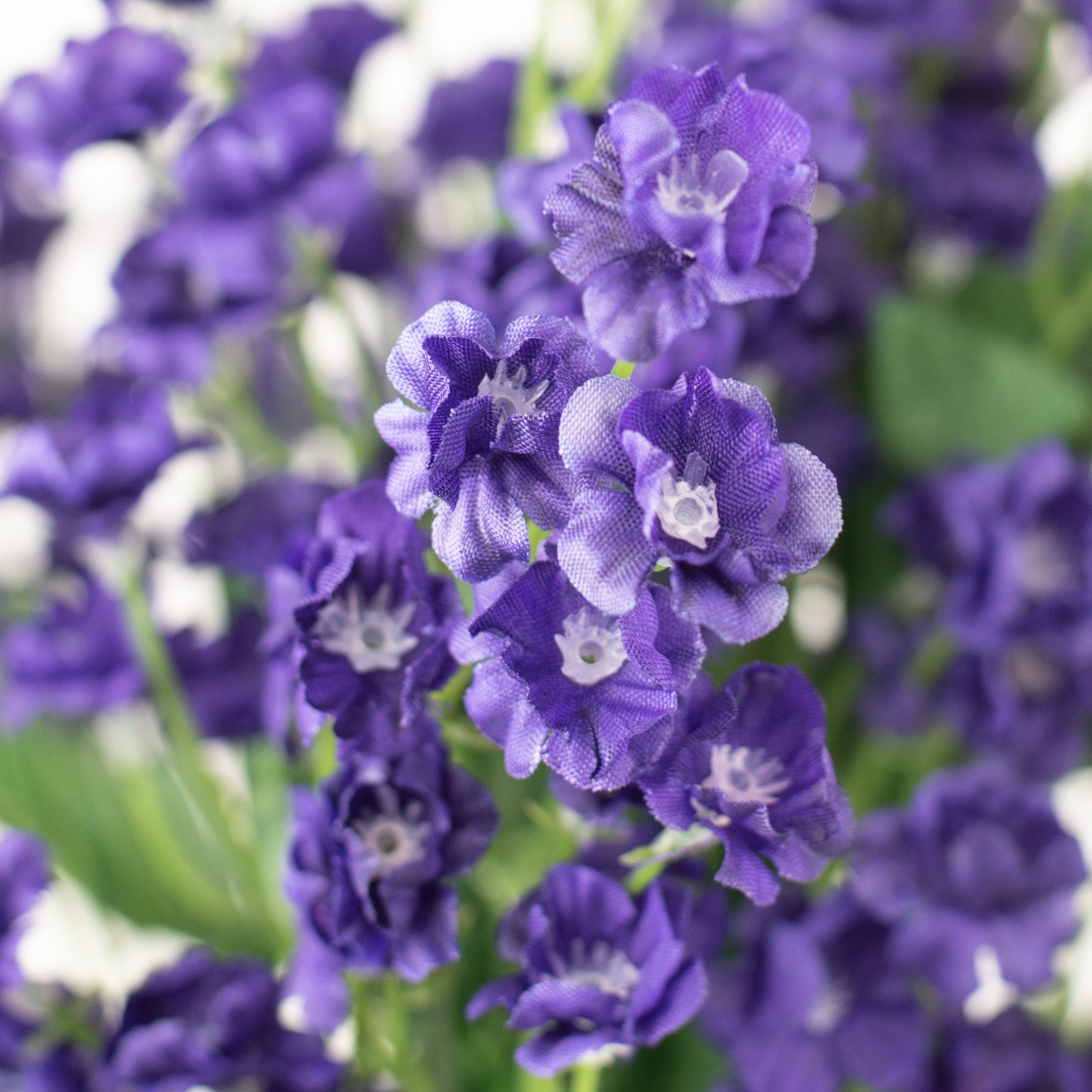 19" Colorfast Double Baby's Breath: Purple