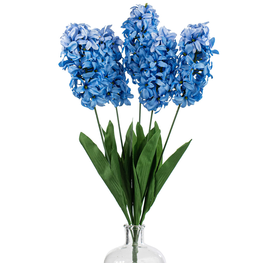 25" Hyacinth Bush: Blue