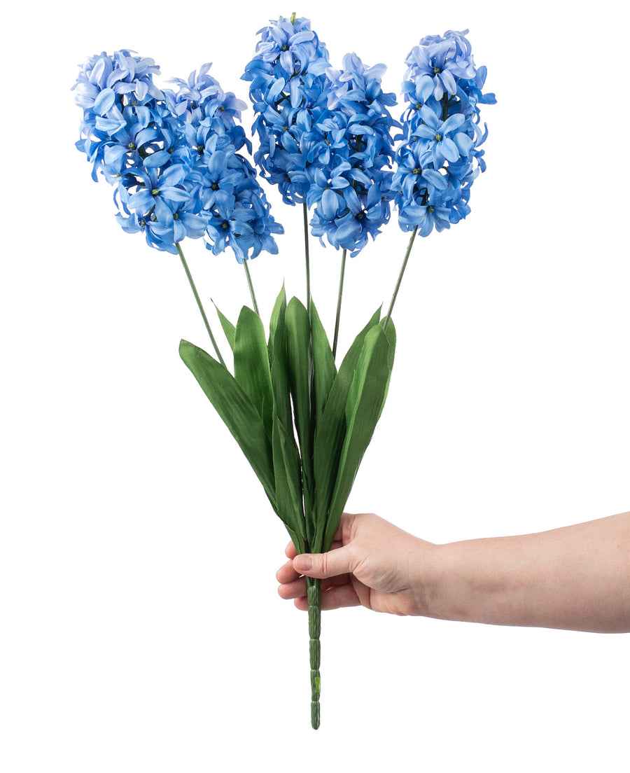 25" Hyacinth Bush: Blue